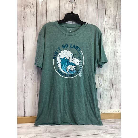 Live Outside the Limits Large Ain't no Laws Graphic Shirt Short Sleeve - Picture 1 of 4